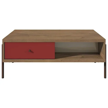 Contemporary 2-Drawer End Table